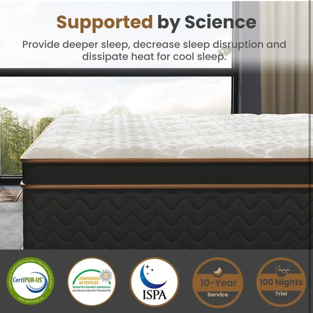 Gray and White Mattress Cover for Luxurious Bedding